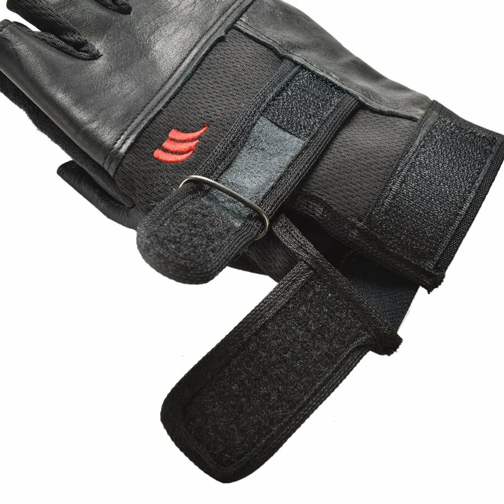 Guantes de gimnasio de cuero sintéticos