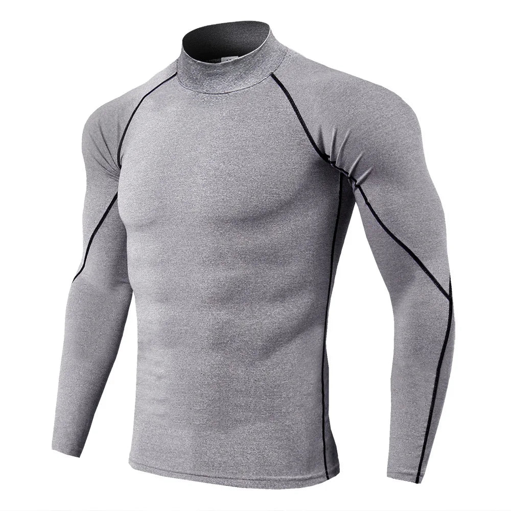 Camiseta de musculación y running de manga larga