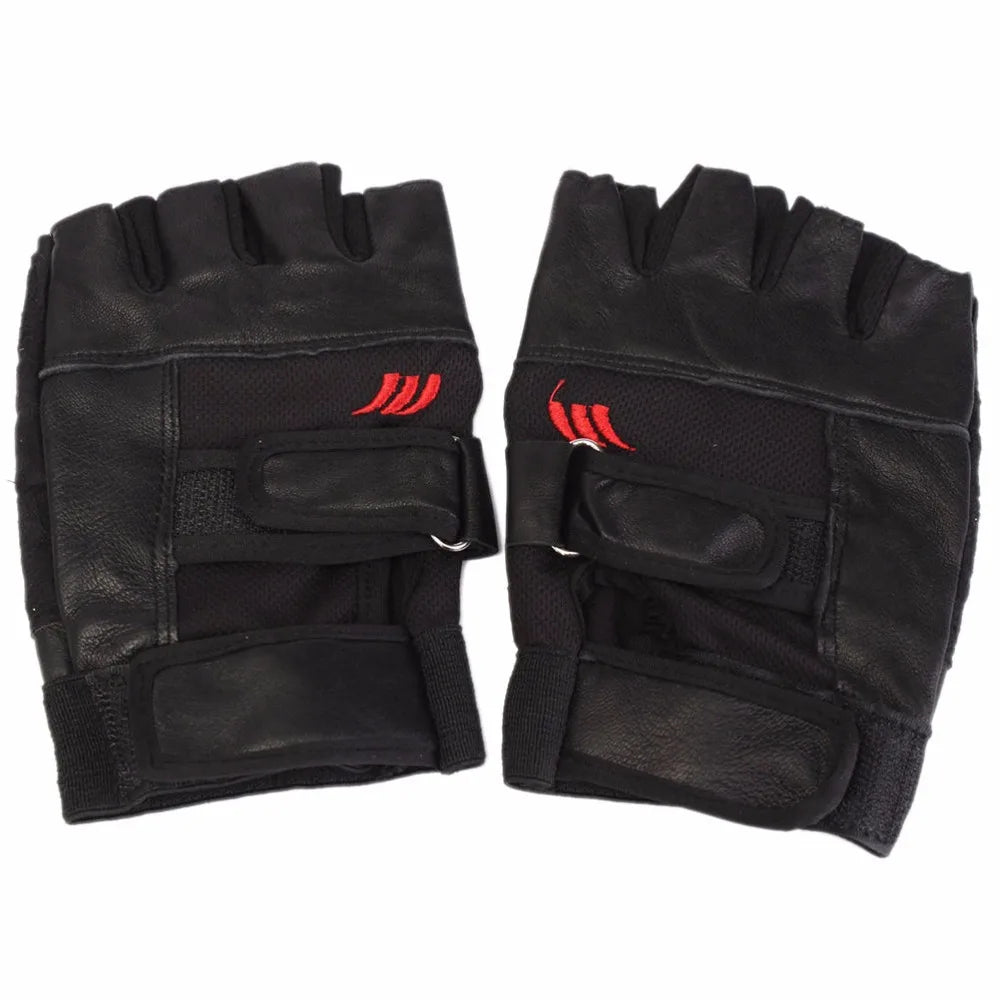 Guantes de gimnasio de cuero sintéticos