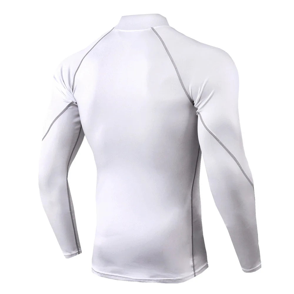 Camiseta de musculación y running de manga larga