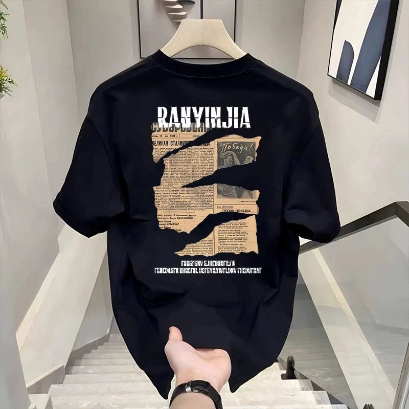 Camisetas de algodón para hombre