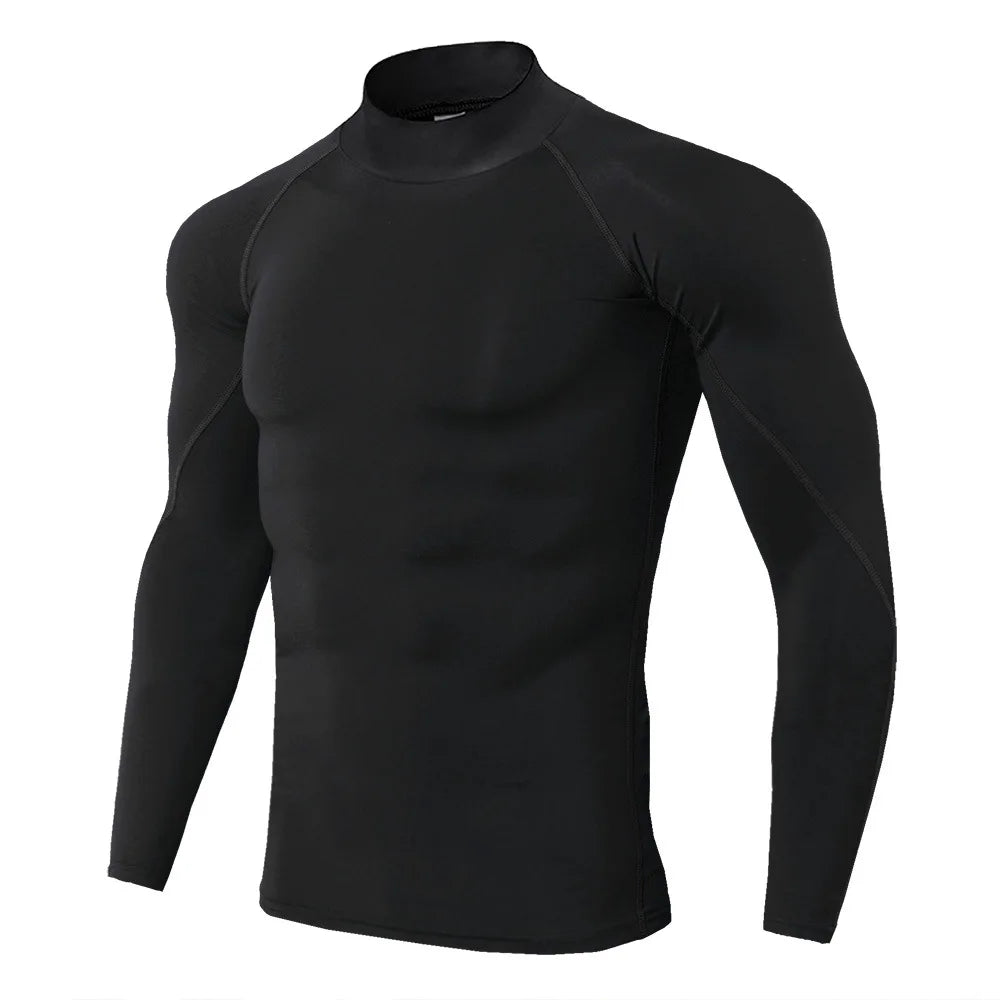 Camiseta de musculación y running de manga larga