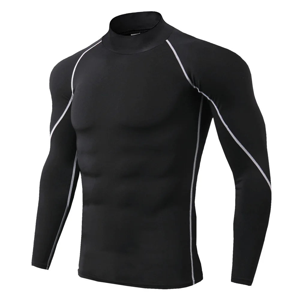 Camiseta de musculación y running de manga larga