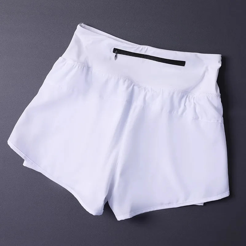 Pantalones cortos 2 en 1 para mujer