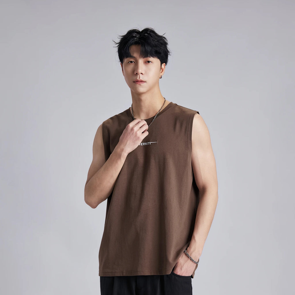 Camiseta sin mangas minimalista