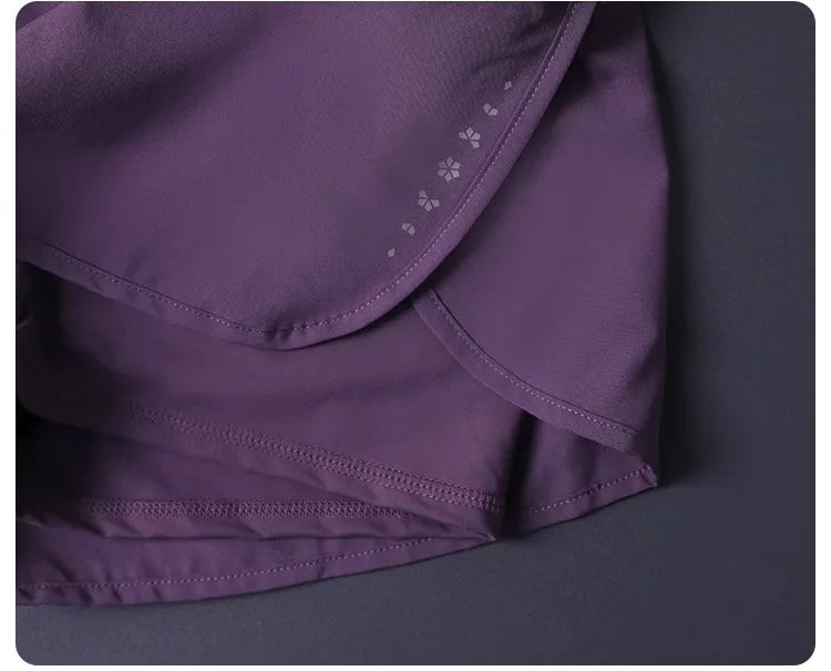 Pantalones cortos 2 en 1 para mujer