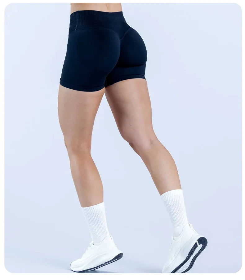 Shorts de yoga con cintura cruzada