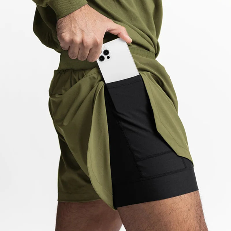 Pantalones cortos deportivos hombre