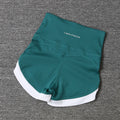 Pantalones cortos deportivos ajustados de cintura alta