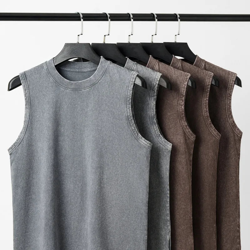 Camiseta sin mangas informal de hombre