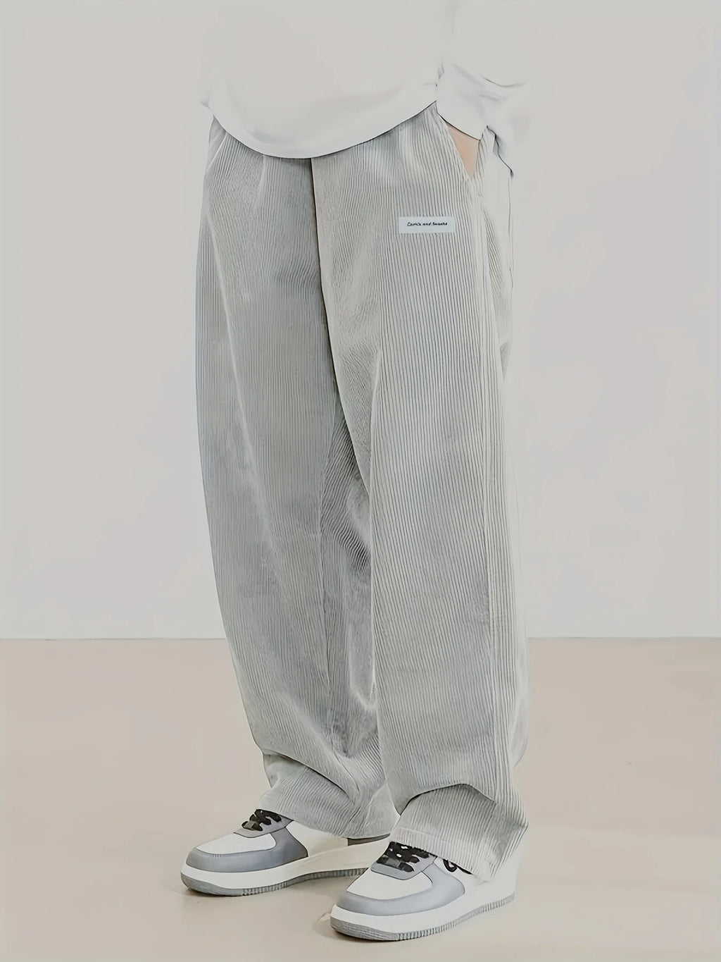 Pantalones de pana holgados