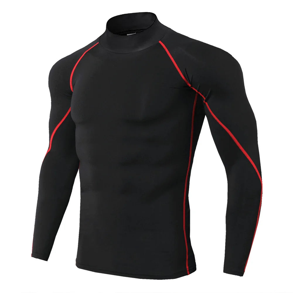 Camiseta de musculación y running de manga larga
