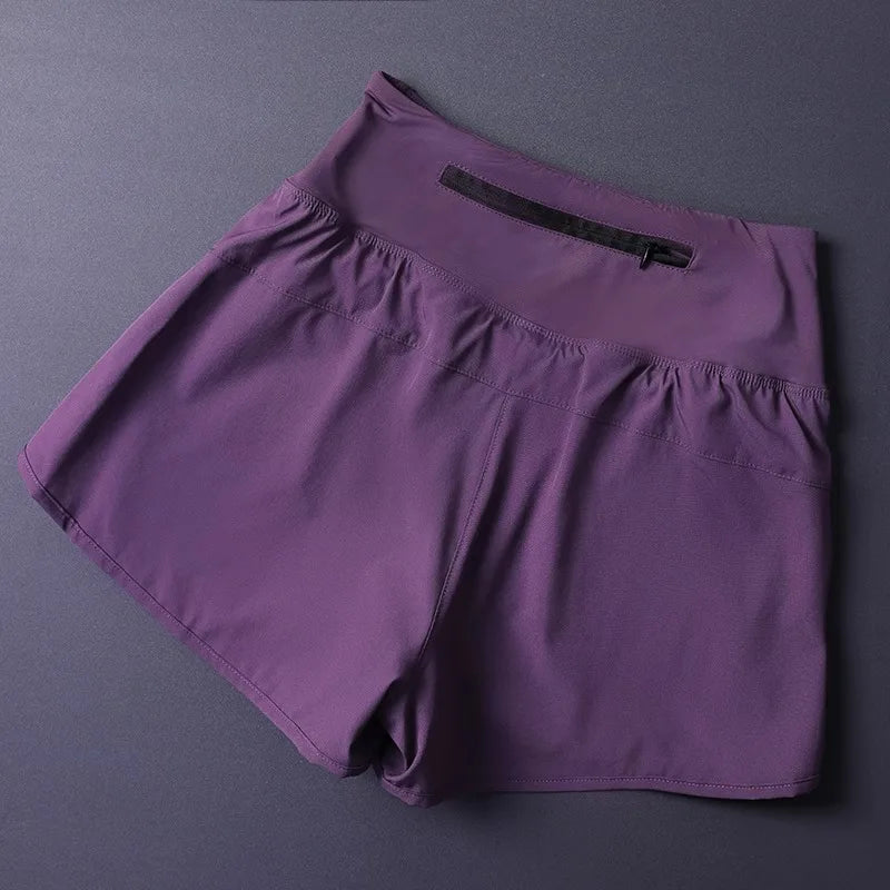 Pantalones cortos 2 en 1 para mujer