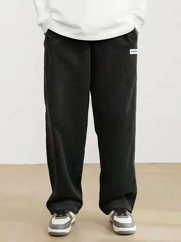 Pantalones de pana holgados