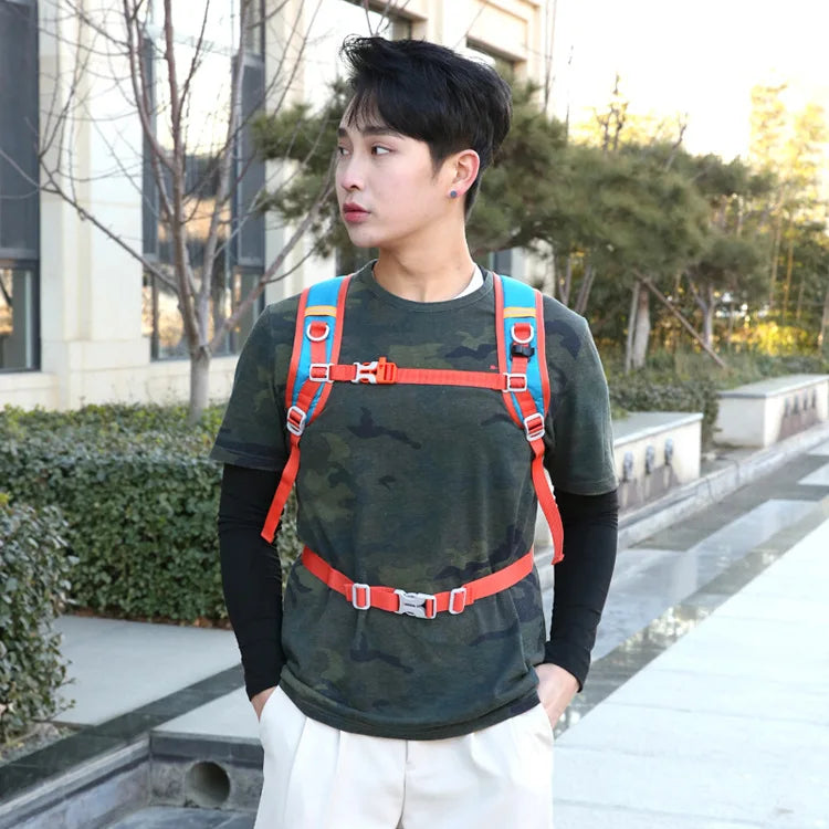 Mochila impermeable para ciclismo, multicolor, de gran capacidad