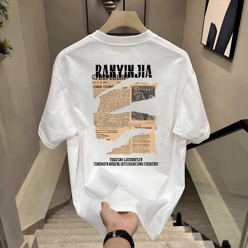 Camisetas de algodón para hombre