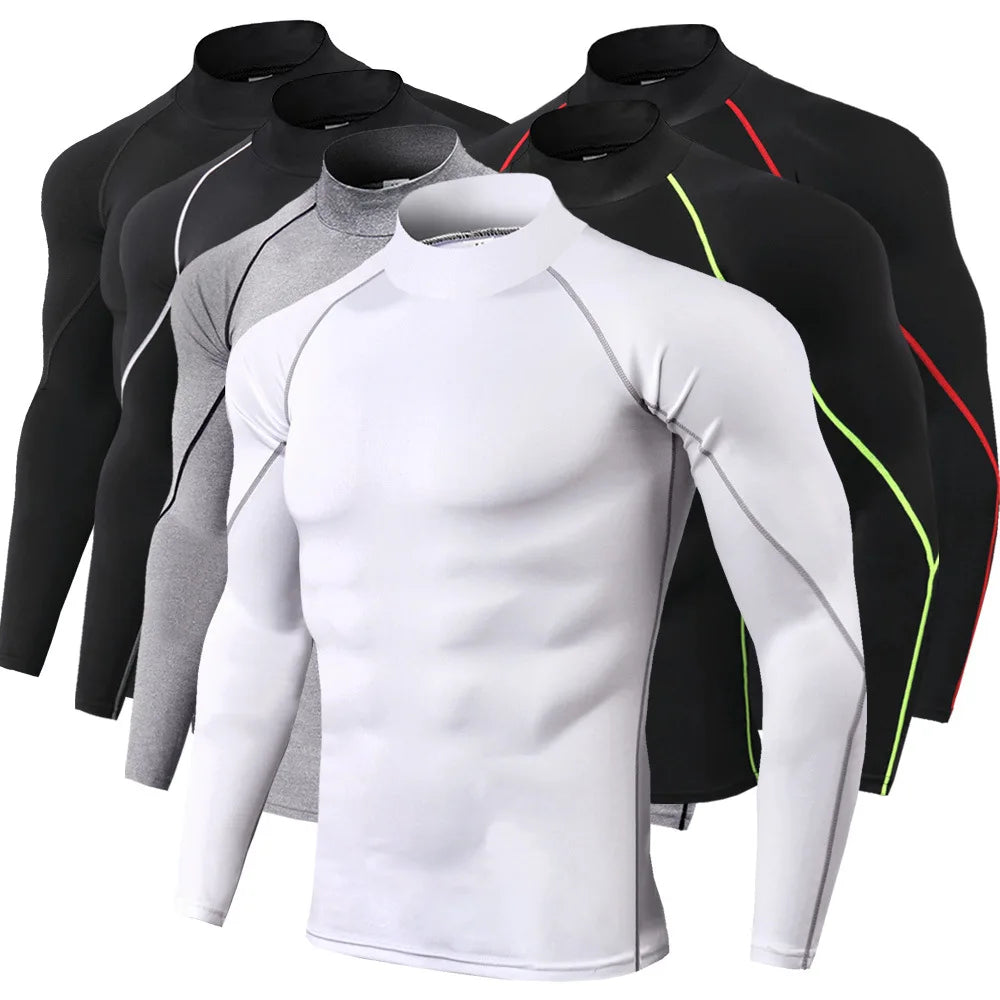 Camiseta de musculación y running de manga larga