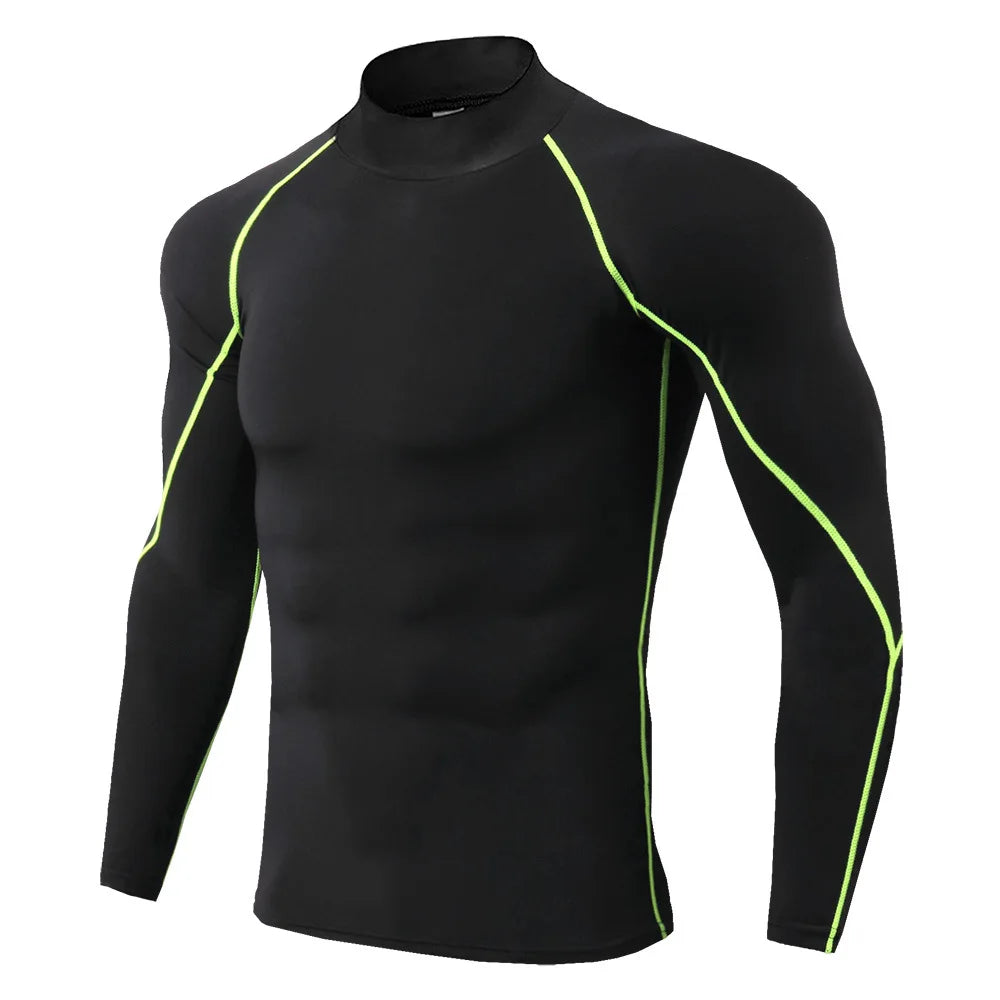Camiseta de musculación y running de manga larga