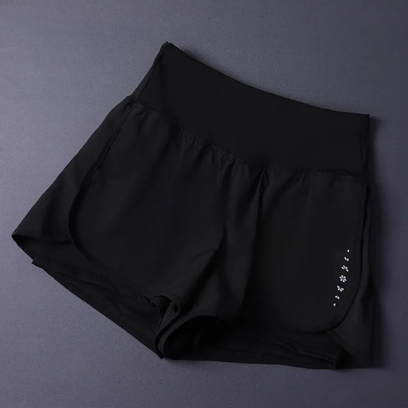 Pantalones cortos 2 en 1 para mujer